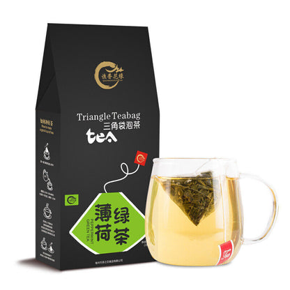 Mint Green Triangle Tea Bag Combination Fruit Tea Bag Strong Flavor Honey Tea