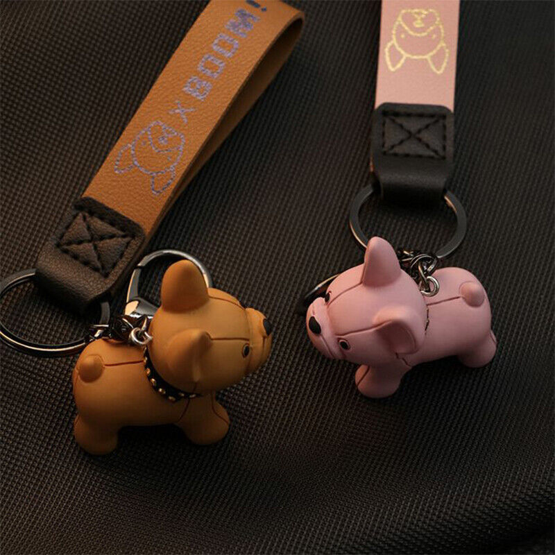 Creative Law Fighting Dog Cartoon Keychain Cute Doll Keychain Bag Pendant