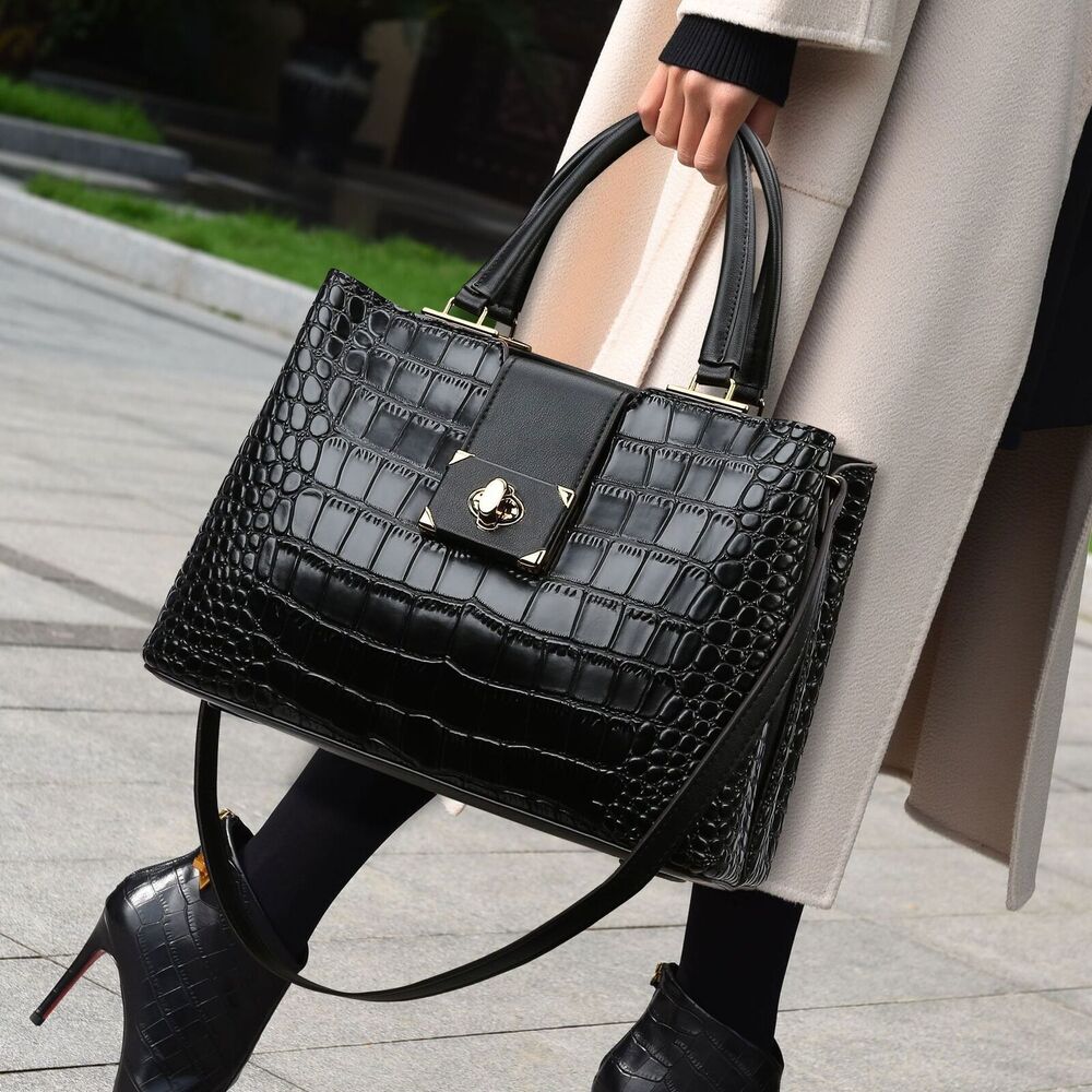 Women Lady Leather Handbags Shoulder Messenger Satchel Tote Crossbody Bags Purse