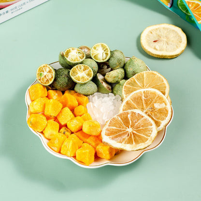 TongRenTang Kumquat Lemon Passion Fruit Tea 同仁堂金桔柠檬百香果茶18克*5包