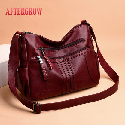 Women Shoulder Bag Soft Leather Large Bag Female Bags Ladies Handbag
