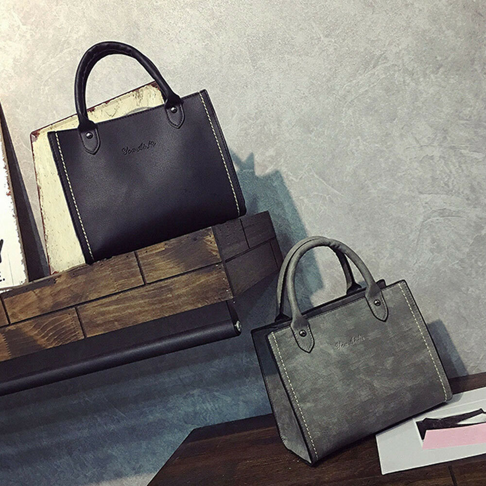 Women's Ladies Casual PU Leather Shoulder Bags with Corssbody Bag Handbag Purse