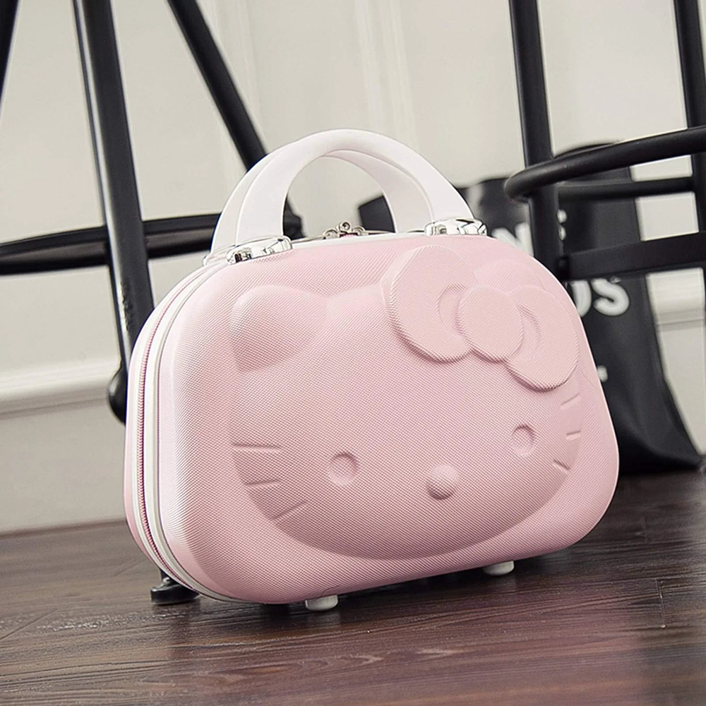 14 Inch Hello Kitty Cosmetic Case Box Beauty Makeup Bag Organizer Cartoon Hellok