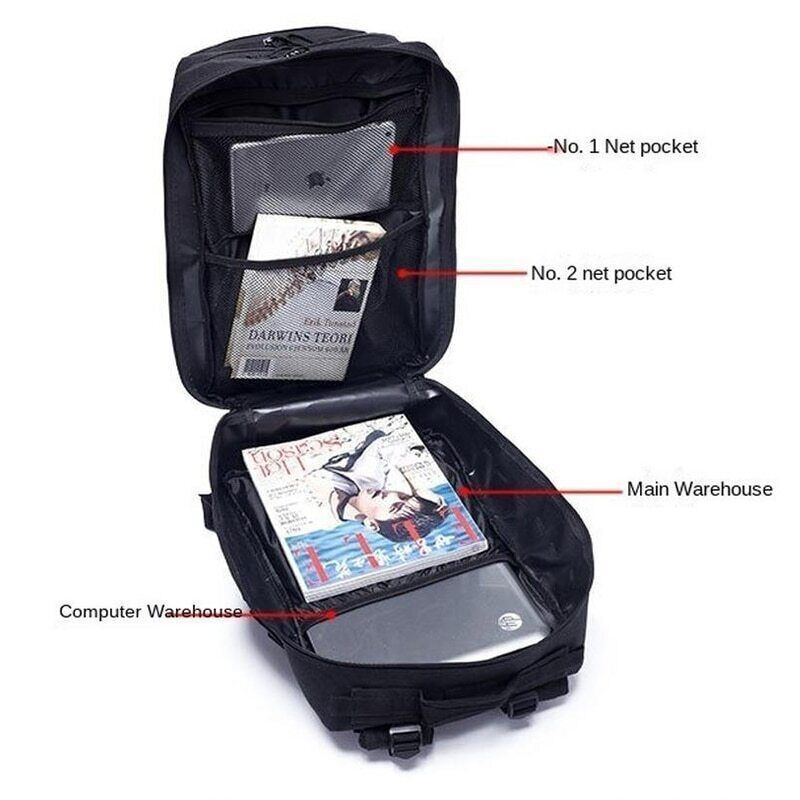 50L1000D Nylon Tactical Backpack Sport Military Bag Men Outdoor Travel Rucksack