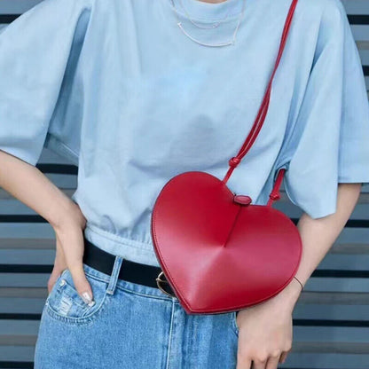 Heart Shape HandbagsWomen Purse Lady Small Shoulder Crossbody Bags