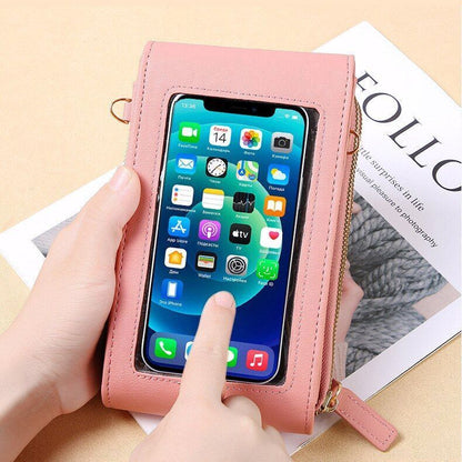 Crossbody Wallet Women Shoulder Bags Long Purse Multifunctional Pocket Polyester