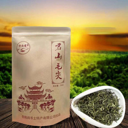 250g Junshan Maojian Green Tea Bag Package Loose Leaf Organic Chinese Green Tea