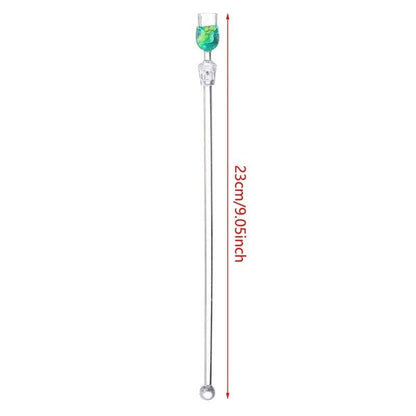 Cocktail Stirrer 5Pcs Acrylic Coffee Mixer Beverage Stick Blender Bar Tools 23cm