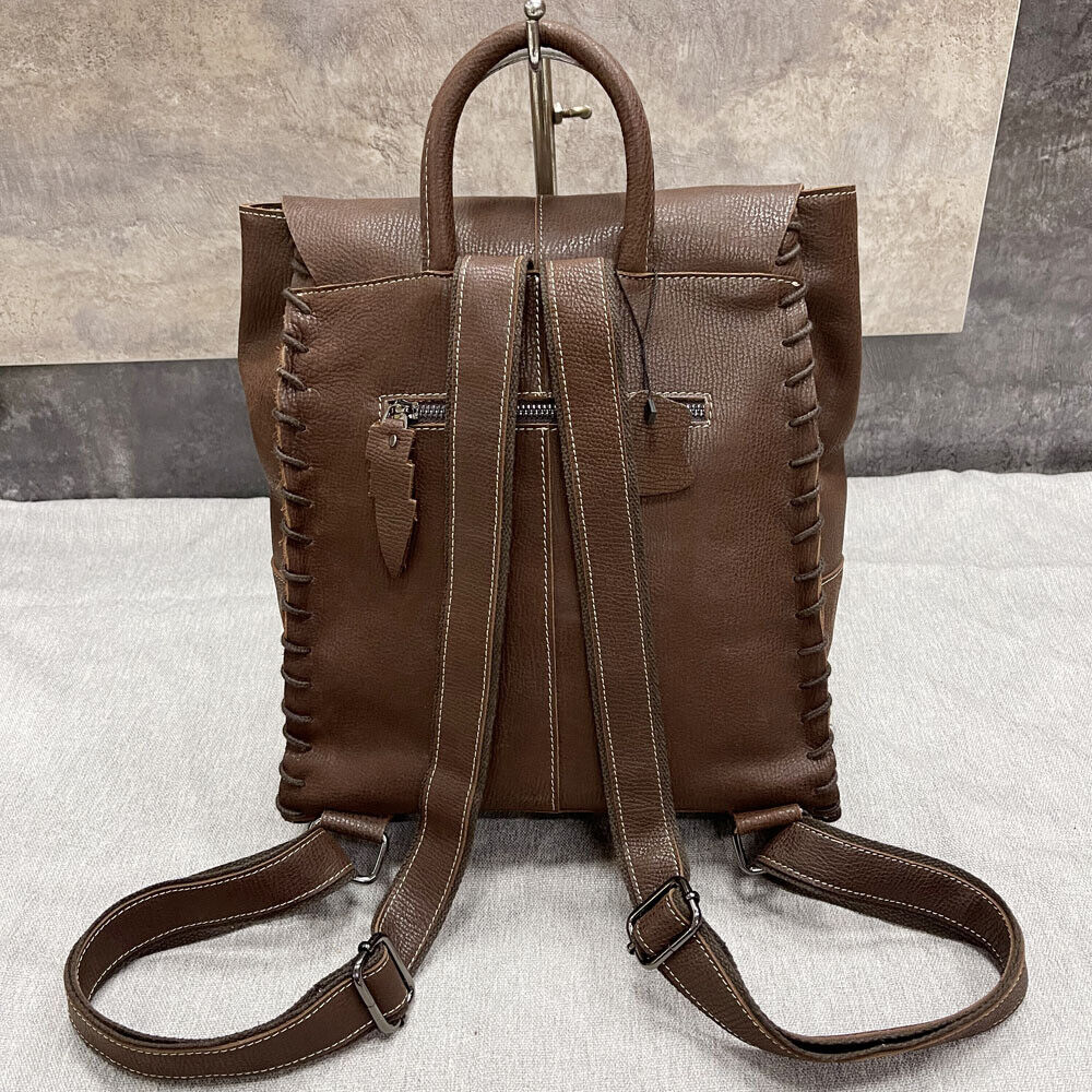 New Designer Cowhide Leather Backpack, Women's Soft Leather Handbags Travel Bag
