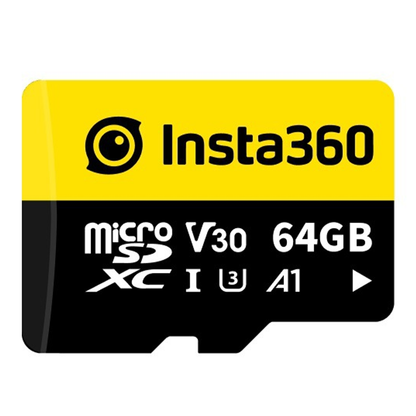 Insta360 MicroSD Memory Card V30, A1/A2 UHS-I, 90 MB/s Read / Write Speed