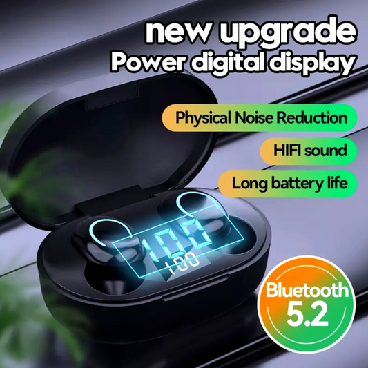 Bluetooth 5.2 Earbuds Waterproof Stereo Sport Wireless Headphones in Ear Headset