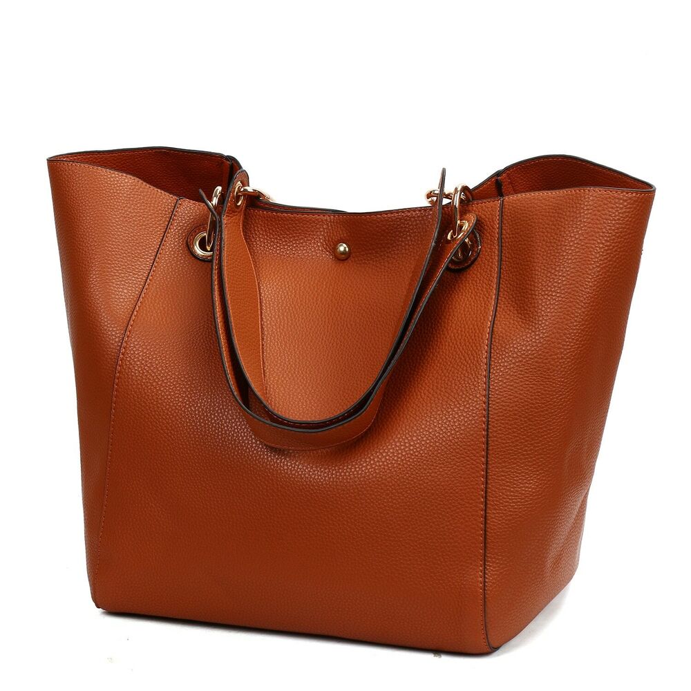 Leather Shoulder Bags Big Capacity Top-handle Totes Crossbody Bag Large Purses