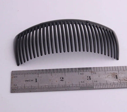 Women Hair Accessories 4Pcs Plastic Large Comb Black Transparent Brown Headpiece