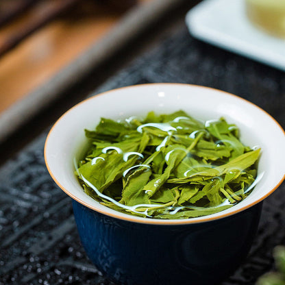 绿茶新茶可冷泡茶特级高山云雾绿茶茶叶罐装散茶Green tea new tea can be cold brewed tea premium 125g