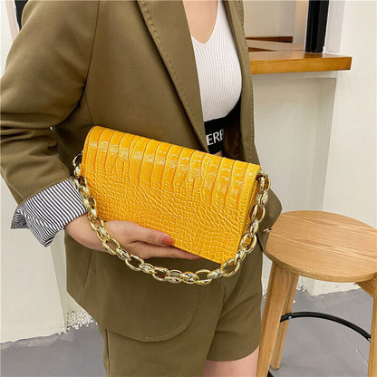 Women's Bag Shoulder Bag PU Buckle Texture Woven Handbags for Women