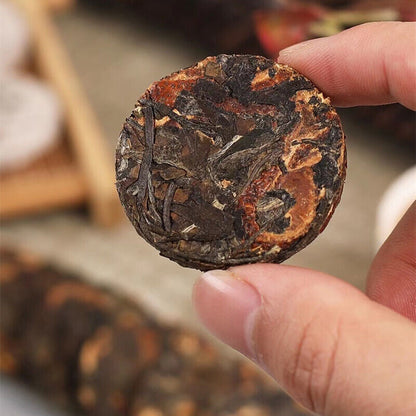 2015 Chenpi White Tea Mini Cake Fuding Old White Tea Mini Cake 500g