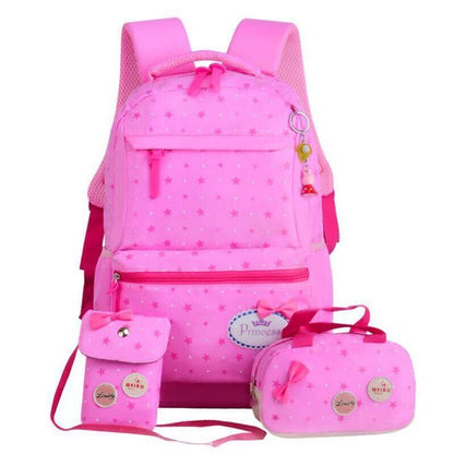Backpack Girls Kids School Bags 3 Pcs/Set Schoolbag School Rucksack