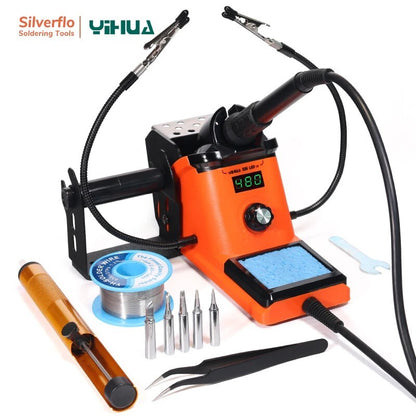 926LED-III Digital Electric Soldering Iron Kit with Helping Hands 960I Adjustabl