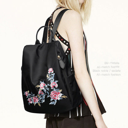 Fashion Womens Floral Embroidery Crossbody Bag Handmade Bag Pattern Shoulder Bag