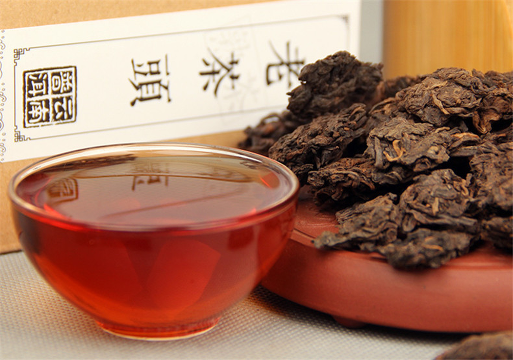 Natural Puer Tree China Golden Bud Fully Fermented 10Year Old -