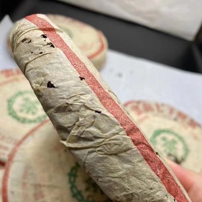 357g Yunnan Old Pu'er Raw Tea Cake Authentic 1998 Fengqing Aged Raw Pu-erh Tea