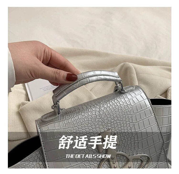 Women's One Shoulder Crossbody Bag Girls PU Handbag Shoulder Bag