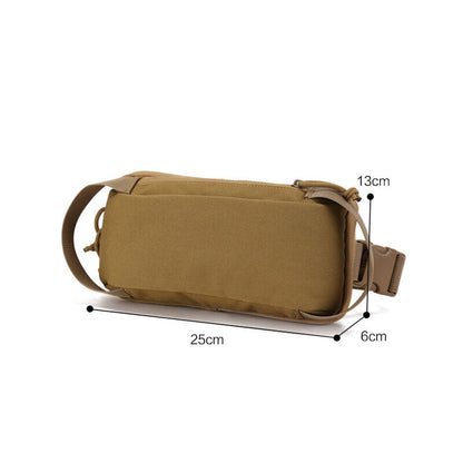 Men Tactical Sling Chest Bag Molle Daypack Backpack Small Military Shoulder Bag