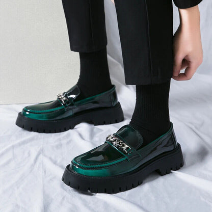 Men Black Leather Shoes Business Wedding Shoe Men Leather Shoes