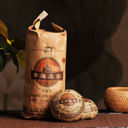 Yunnan Menghai Dayi Ripe Tea V93 Tuocha Ripe Puer Pu-erh Tuo Cha V93 *