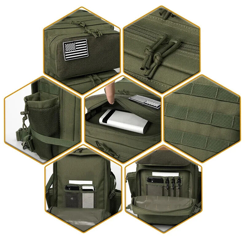 50L Military Tactical Backpack Army Bag Backpack Men Outdoor Hiking Holder