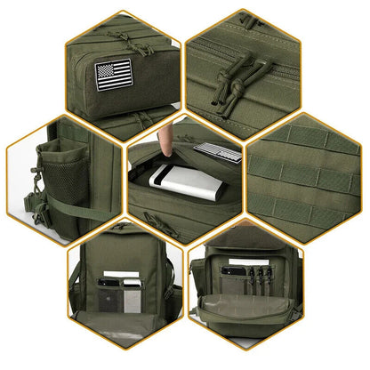 50L Military Tactical Backpack Army Bag Backpack Men Outdoor Hiking Holder