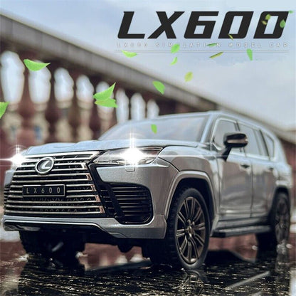 1:24 Lexus LX600 SUV Diecast Model Car Toy Vehicle Gift Sound & Light Collection