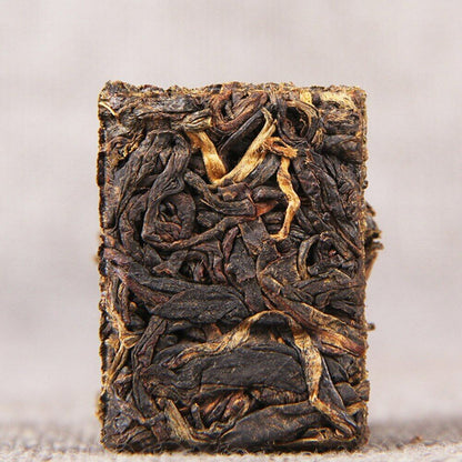 100g Yunnan Dianhong Gold Cube Small Compressed Tea Black Tea Mini Fengqing