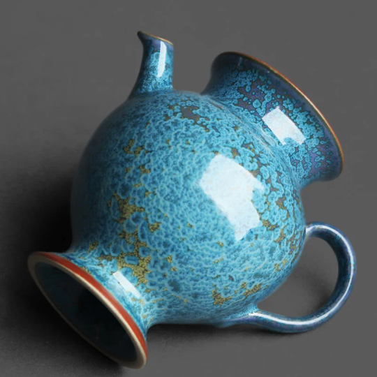 Ceramic Tea Pitchers Blue Ceramic Tea Services 200ml