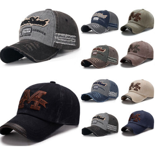 Adjustable Unisex Baseball Cap Hip Hop Caps Letters Cap Peaked Cap Sun Hat