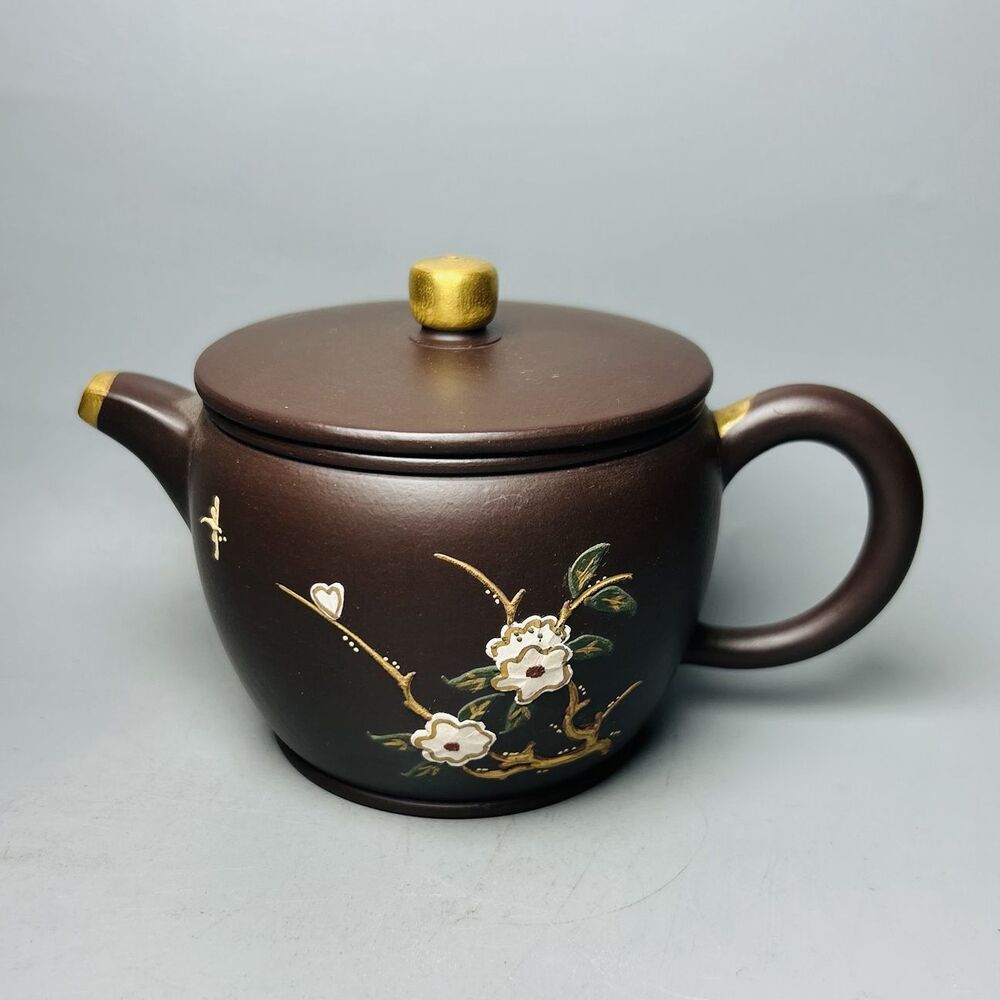 Vintage Chinese Yixing Purple Clay Teapot Zisha Ceremony Fashion Gift Teaware