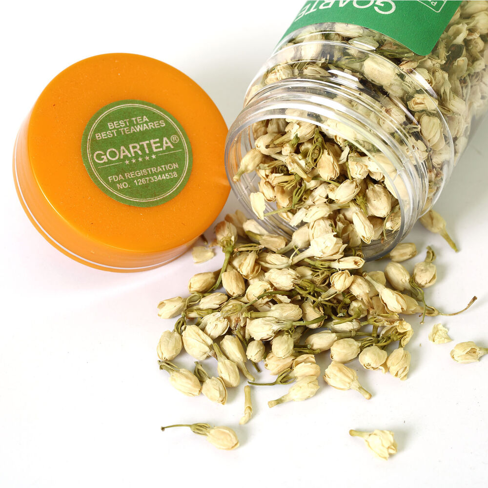 Jasmine Flower Floral Dried Buds Herbal Tea Natural Fragrance Bottled
