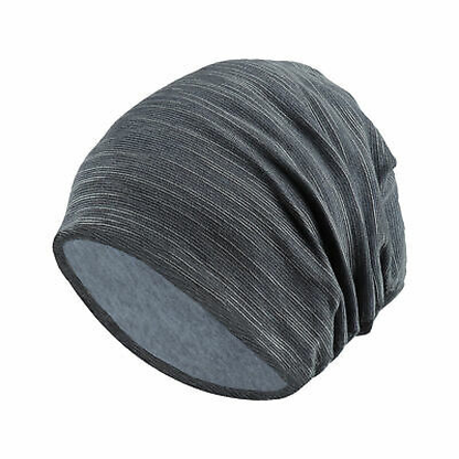 Baggy Men Hat Bonnet Thin Stretch Breathable Gift Summer Slouch Solid Beanie Cap