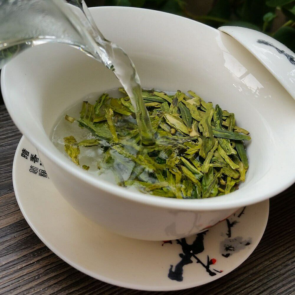 Box Tea Fresh Dragon Well Long Jing Green Tea Xihu LongJing Green Tea 75g