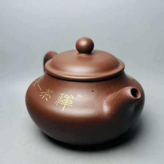Vintage Chinese Yixing Purple Clay Teapot Zisha Ceremony Fashion Gift Teaware