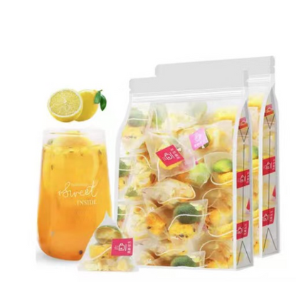 Golden Orange Lemon Hundred Fragrance Jelly Dried Lemon Brewing Fruit Tea Bag