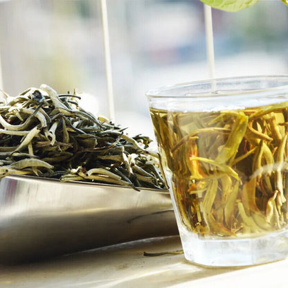 Blood Pressure Green Food 200g Silver Needle White Tea Baihao Yingzhen Conquer