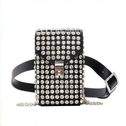 Diamonds Mini Bags Women Mobile Phone Bag Crossbody Bag Coin Ladies Wallet