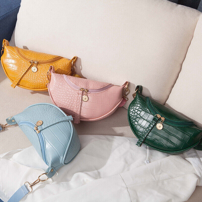 PU Leather Women's Bag Chest Bag Zipper Women's Shoulder Messenger Bag Handbags
