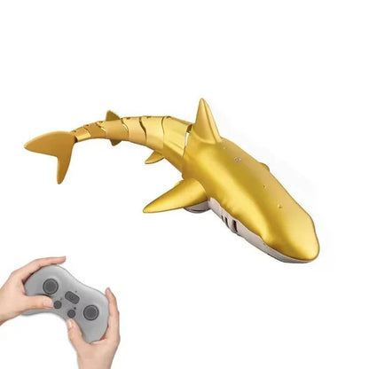 RC Shark Remote Control whale Spray Water Kids robot toy Radio Controlled Boats
