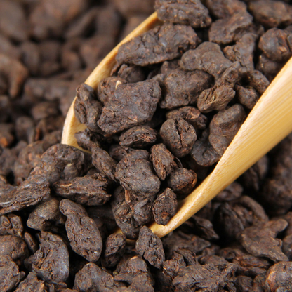 500g Tin Tea Gift Yunnan Pu-erh Tea Ripe Glutinous Fragrance Fossilize Tea