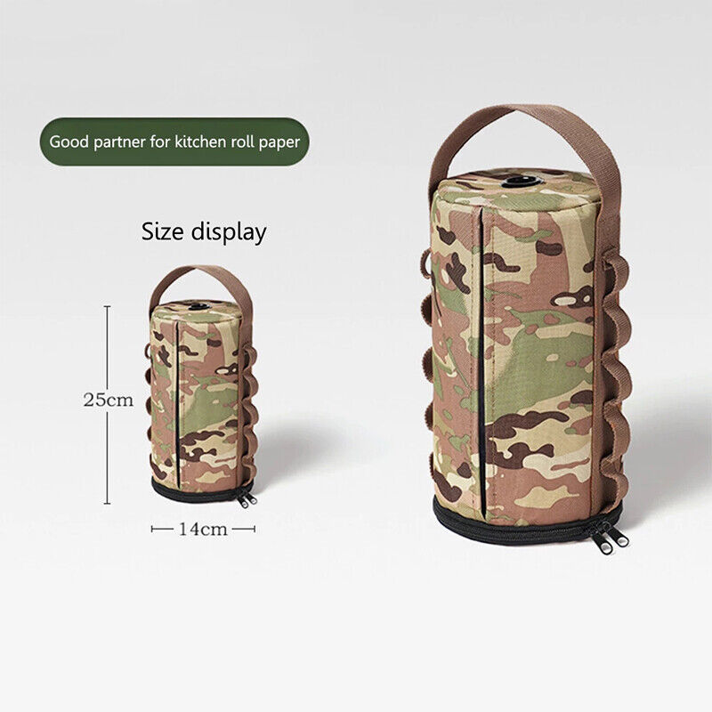 Outdoor Camping Portable Tissue Case Box Storage Bag Paper Towel Storage Case