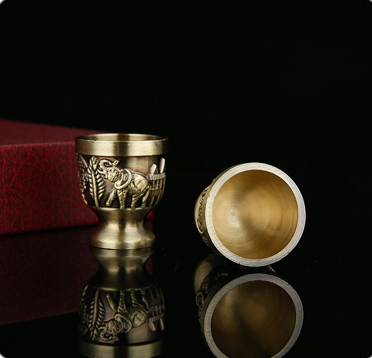 High grade retro bronze tea set creative kungfu tea set 003#