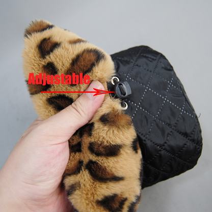 New Style Fake Rabbit Fur Hats Soft Hat Cotton Lining Warm Fashion Ski Beanies
