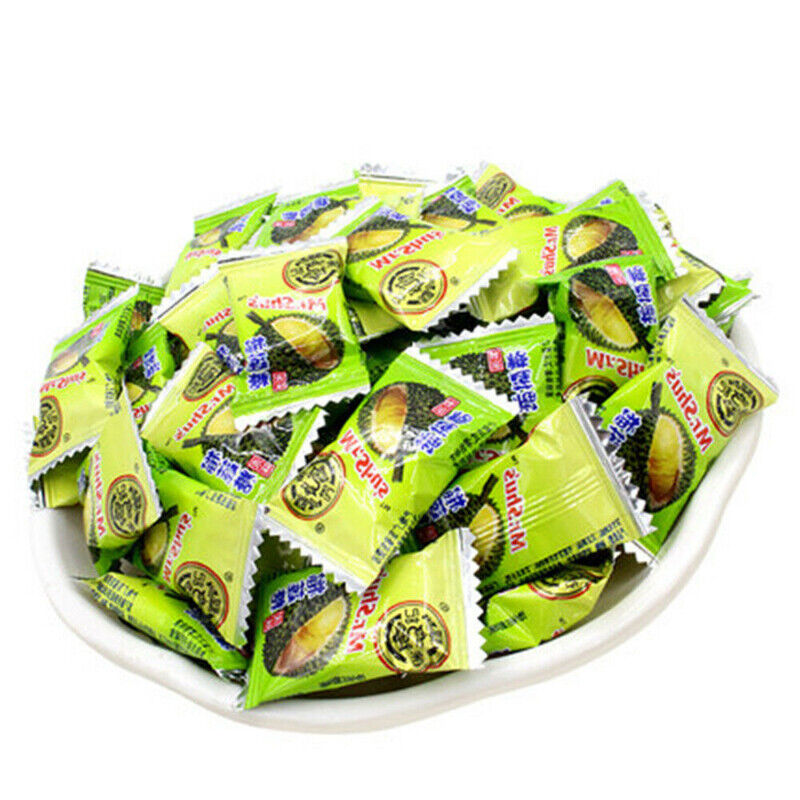 100% Natural Durian Flavored Soft Chewy Sweet Candy Chinese Casual Snacks Food